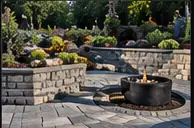 Finished hardscape project